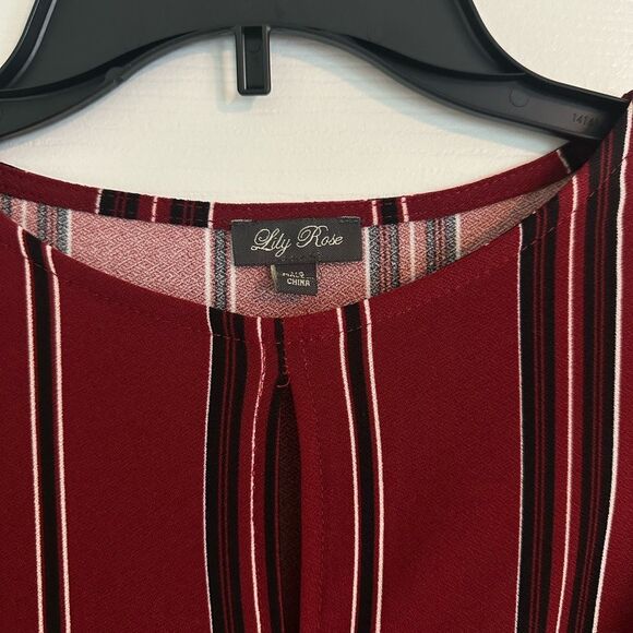 LILY ROSE LONG SLEEVE STRIPED DRESS - Picture 3 of 3